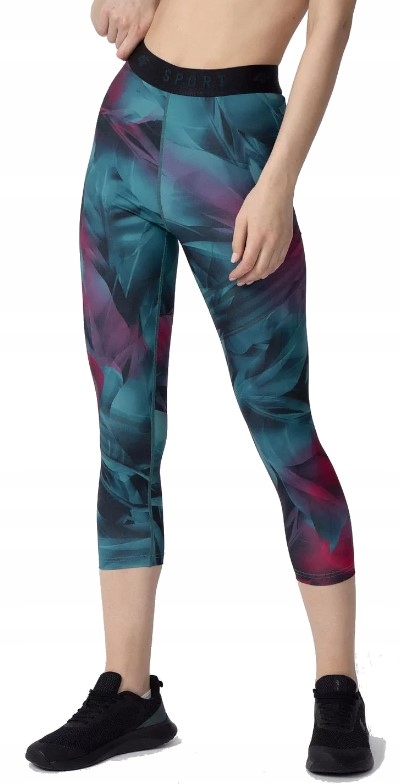4F Legginsy 7/8 Treningowe Getry SPDF014 > Xs