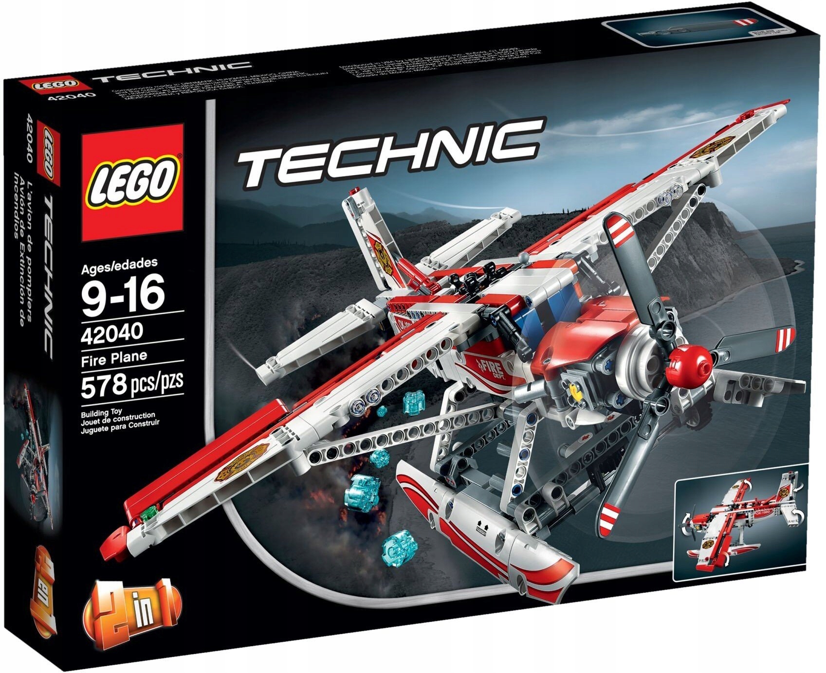 Lego Technic 42040 Hasičské letadlo Nové