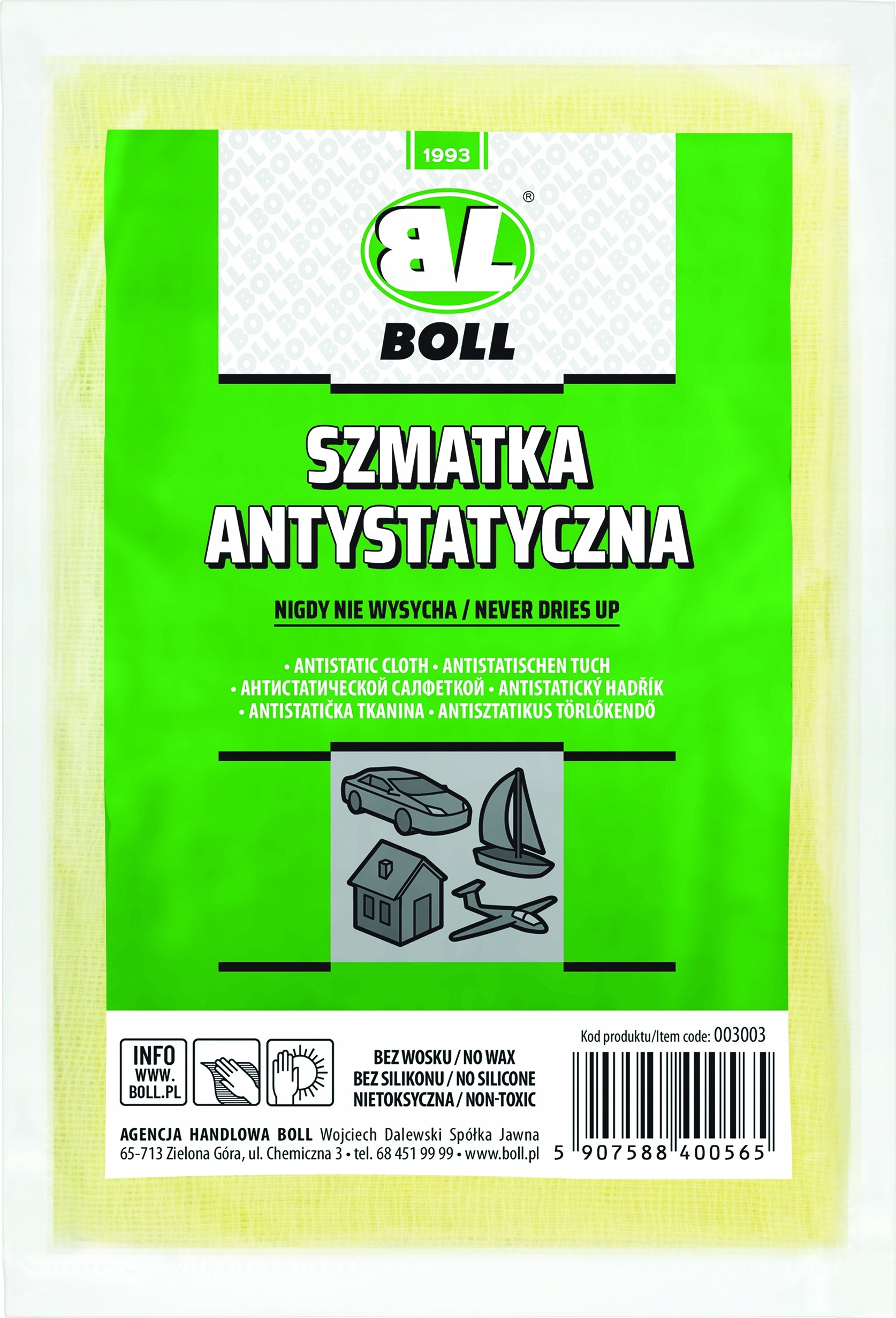 

Boll szmatka antystatyczna