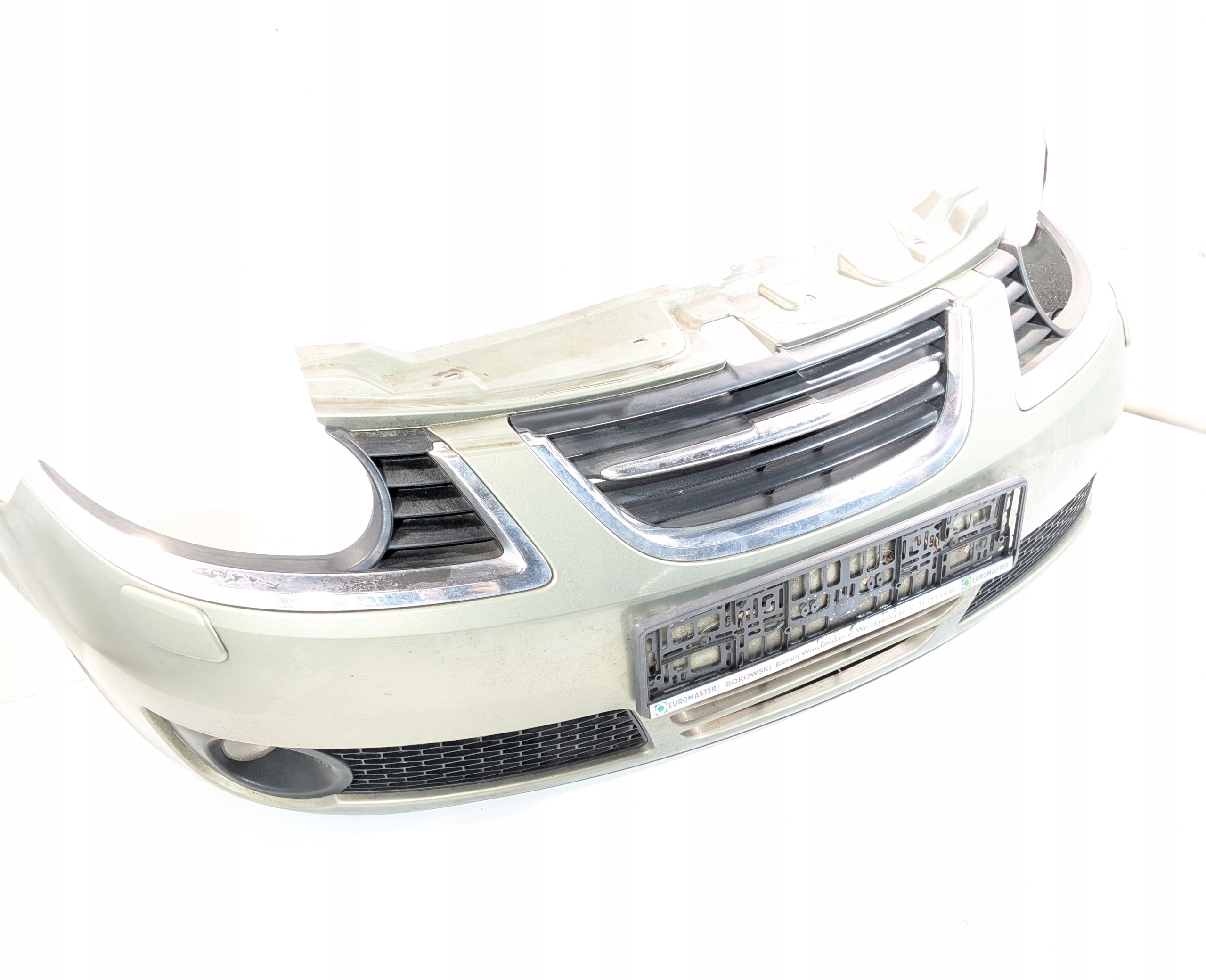 front bumper front jasnozielony Saab 93 9-3 02-14