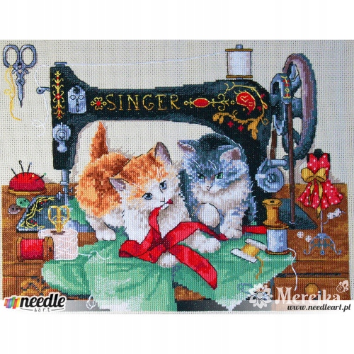 Křížková výšivka počítaná sada (kanva, mulina)