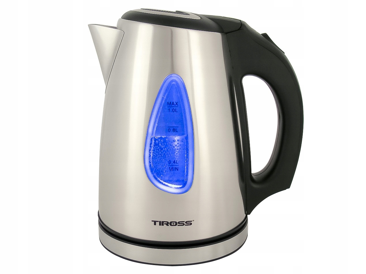 ELEKTRYCZNY CZAJNIK PODŚWIETLANY 1L STAL TIROSS Marka Tiross