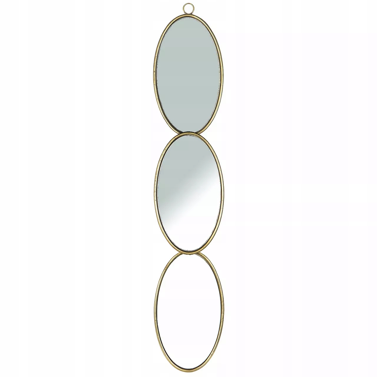 Zlaté Dekoračné Zrkadlo Dlhé 105 cm závesné nástenné do obývacej izby kúpeľne