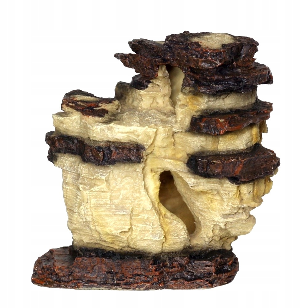 Levně Dekorace Akvária Skála Jeskyně Úkryt Pro Ryby 17X9X17 CM