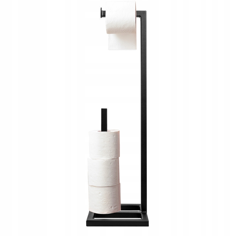 

stojak na papier toaletowy czarny loft Spica Plus