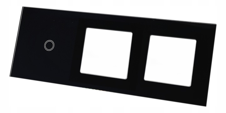 

Panel Szklany Dotykowy Włącznik Gniazdo 1+1G+1G