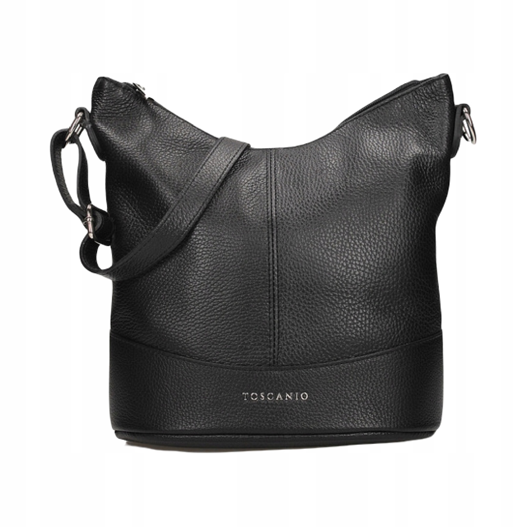 Kabelka Toscanio 16176 Černá D28 Kabelka Kůže