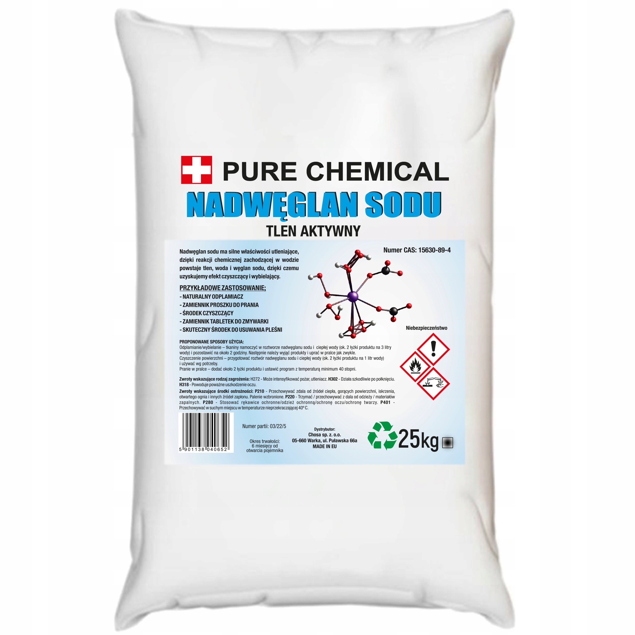 

Nadwęglan Sodu aktywny tlen 25 kg