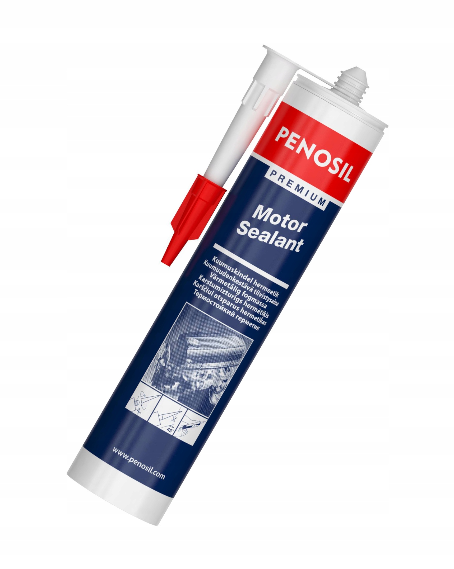 Uszczelniacz wysokotemperaturowy Penosil czerwony EAN (GTIN) 4742205008486