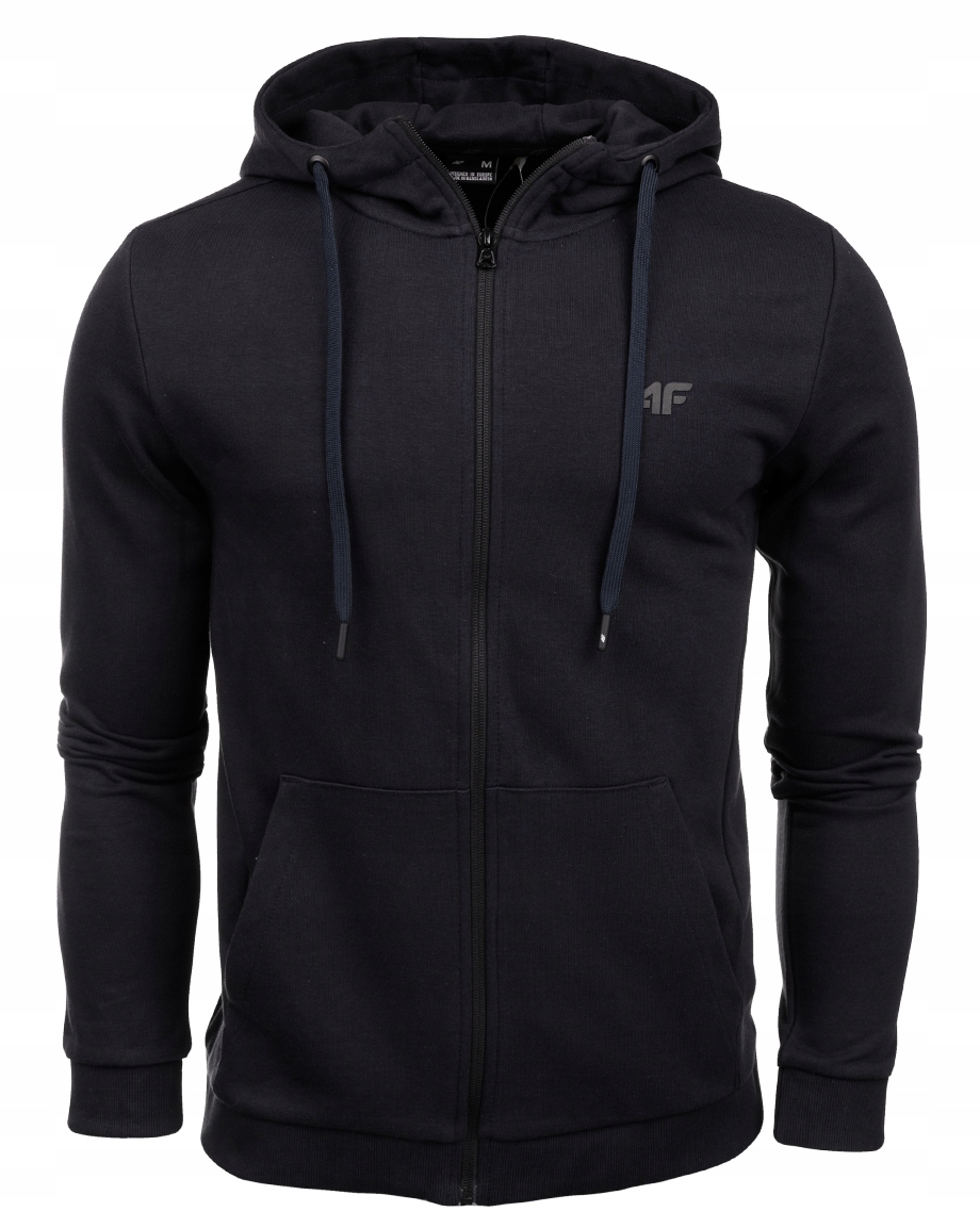 

4F bluza męska z kapturem rozpinana sportowa r.L