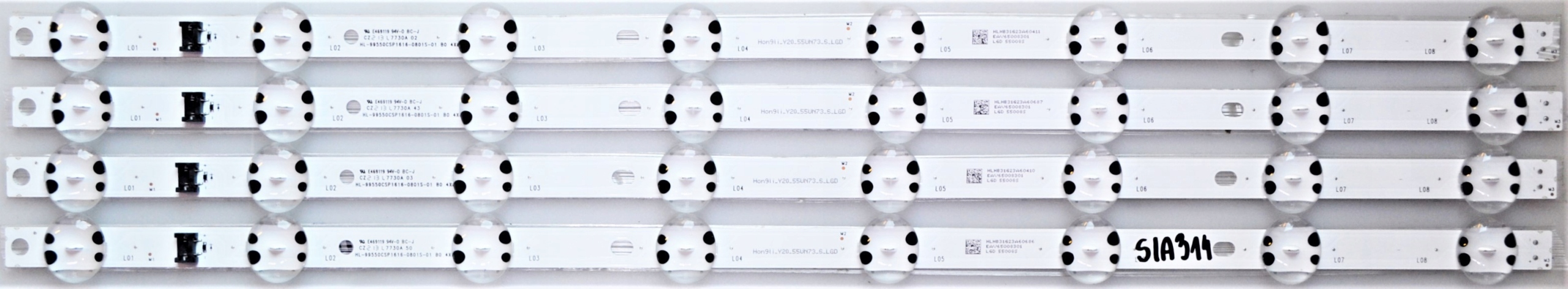 Led Lišty HC550DQG-SLXL1-A1B1 (č. SIA314)