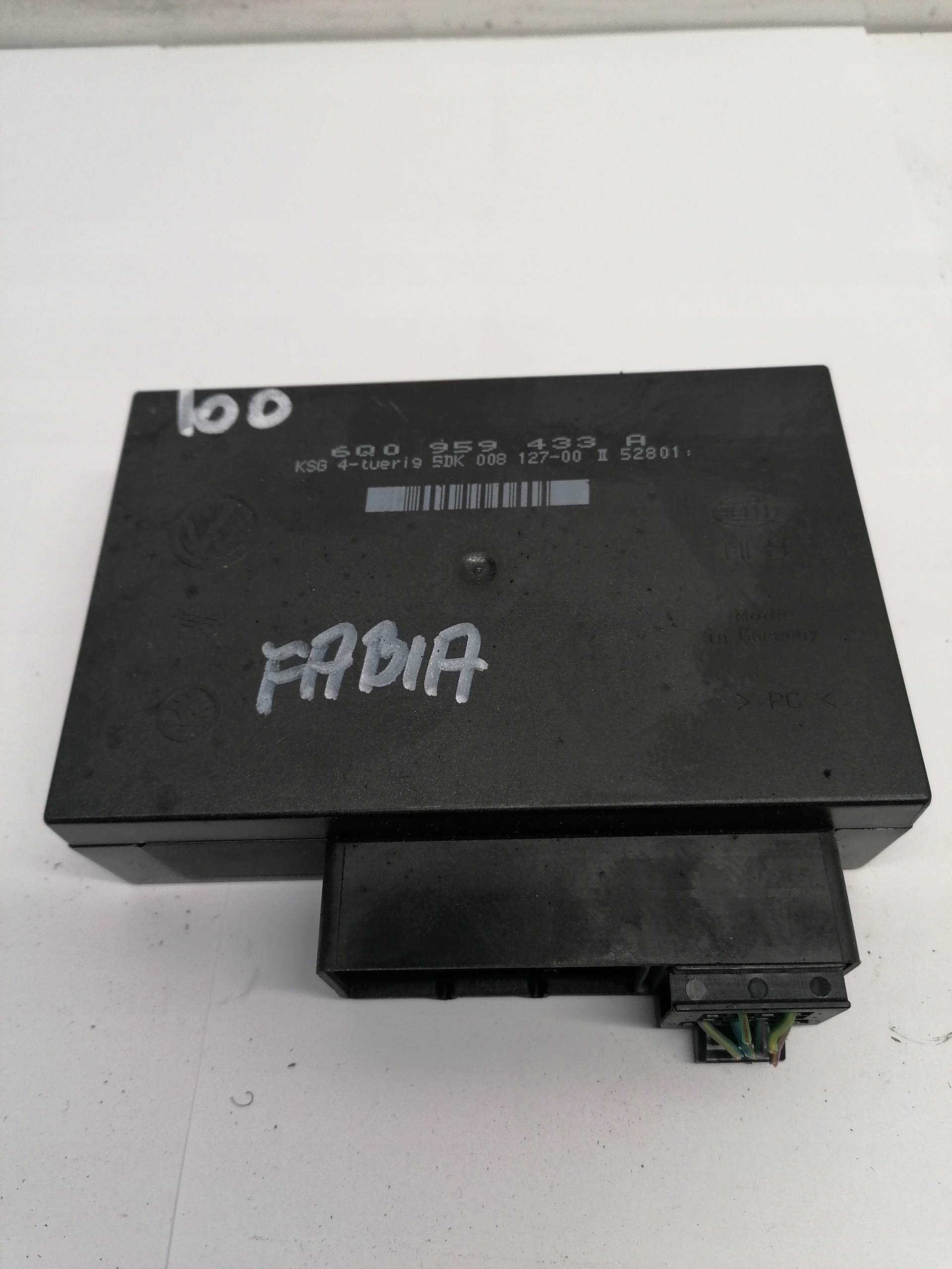 Unité commande confort 6Q0959433A Skoda Fabia et 1.2 B