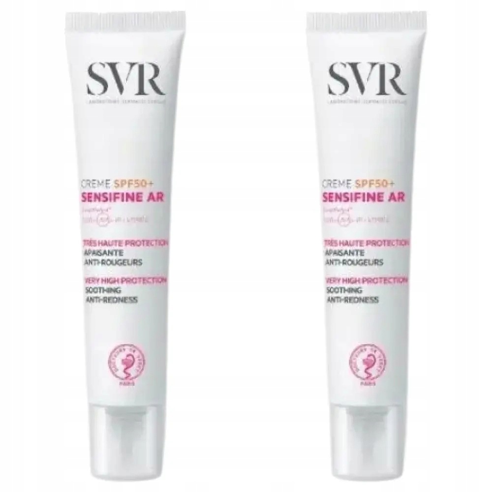 2x Svr Sensifine Ar Spf 50+ Krem ochronny, 40 ml