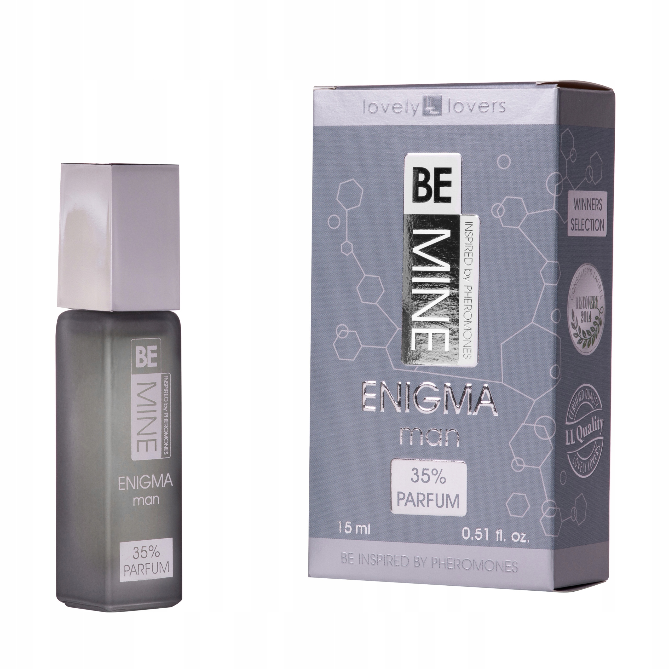 BE-MINE ENIGMA ERŐS PARFUM FEROMONOKVAL FÉRFI 15ml Férfiaknak szánt