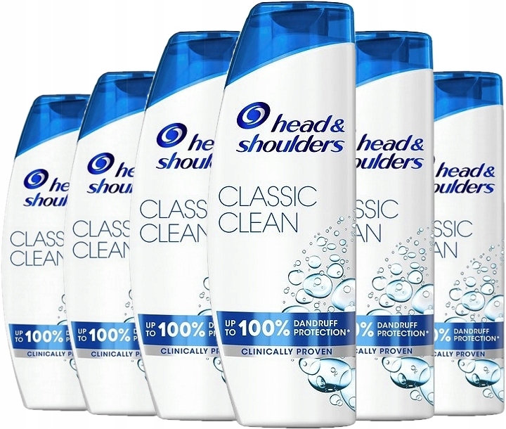 Head & Shoulders Szampon do włosów przeciwłupieżowy Classic Clean 6x400ML