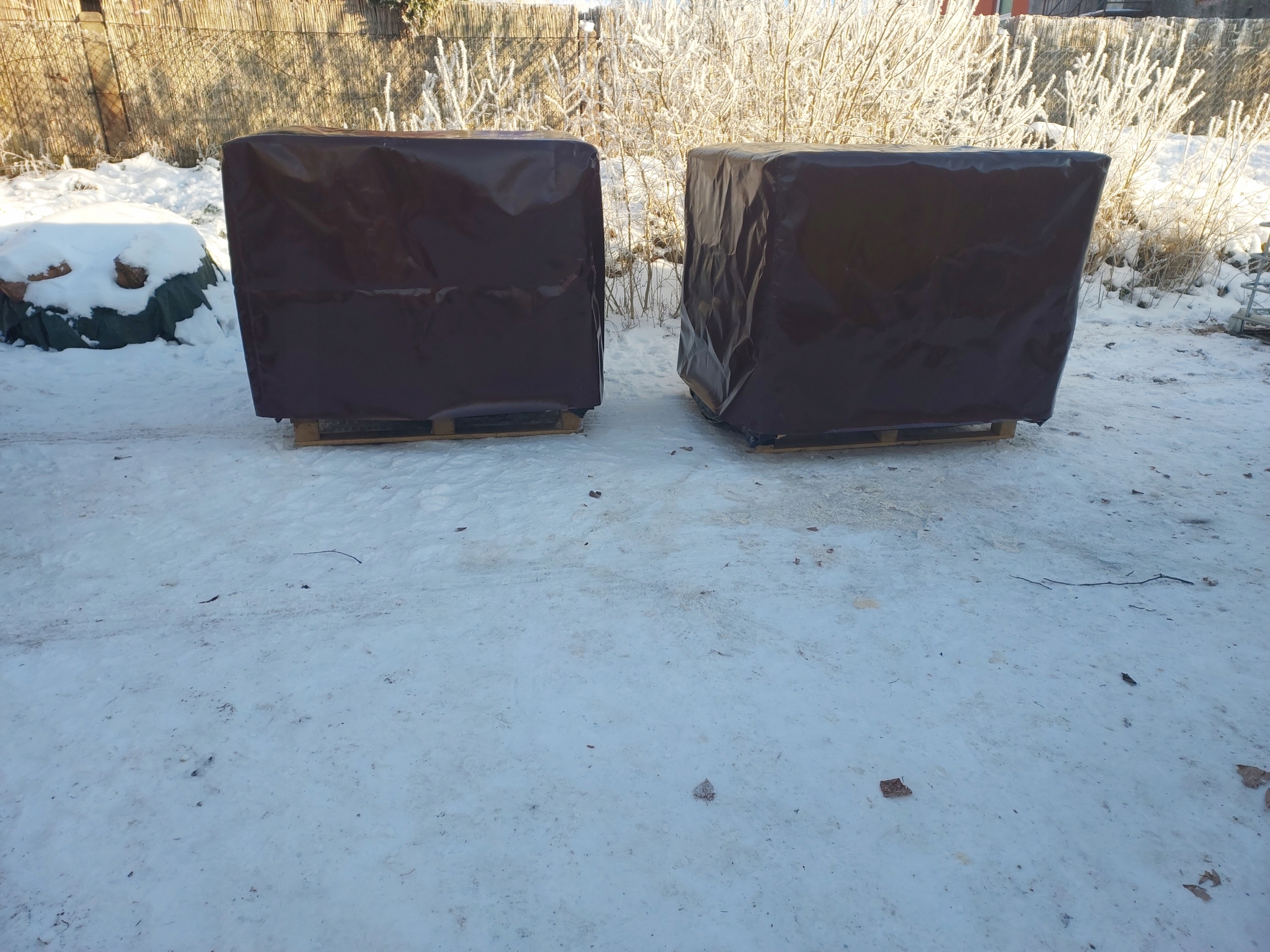 Plachta na sudy na mrožovanie