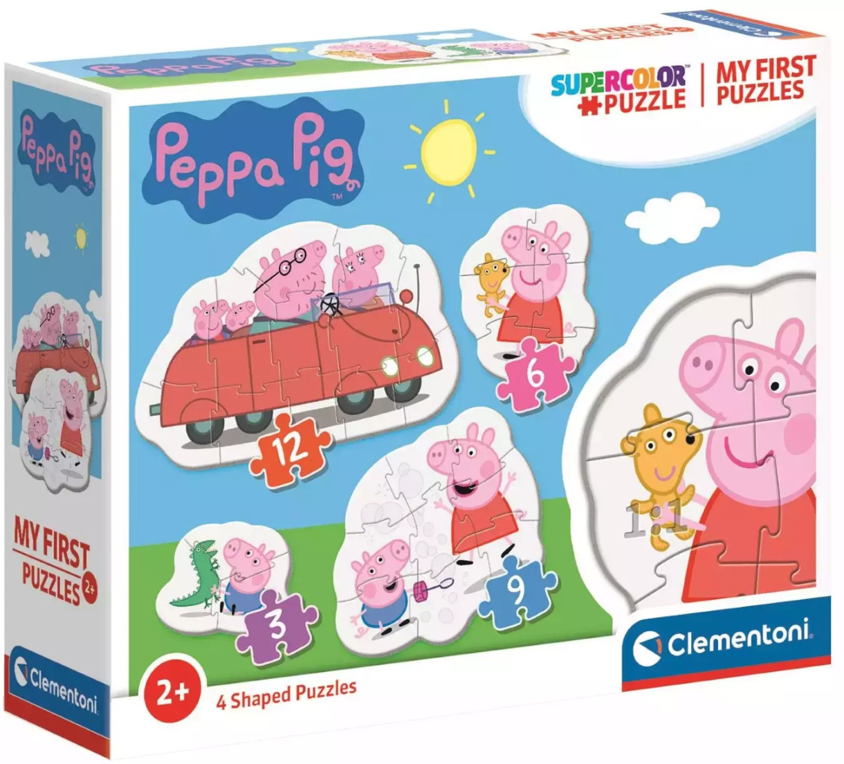 Puzzle 4w1. Moje pierwsze puzzle. Świnka Peppa Clementoni