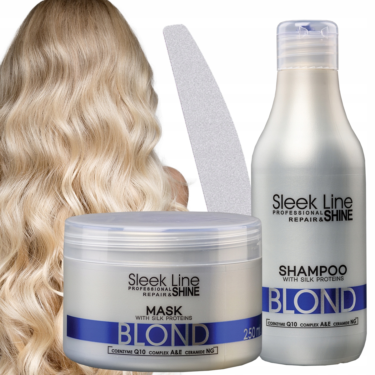 

Stapiz Szampon maska Blond do włosów pilnik