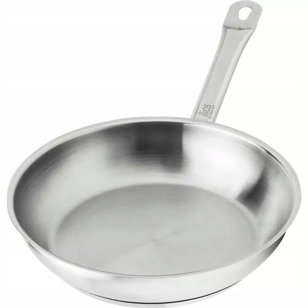 ilios Pánev 24 cm, s nerezovým povrchem