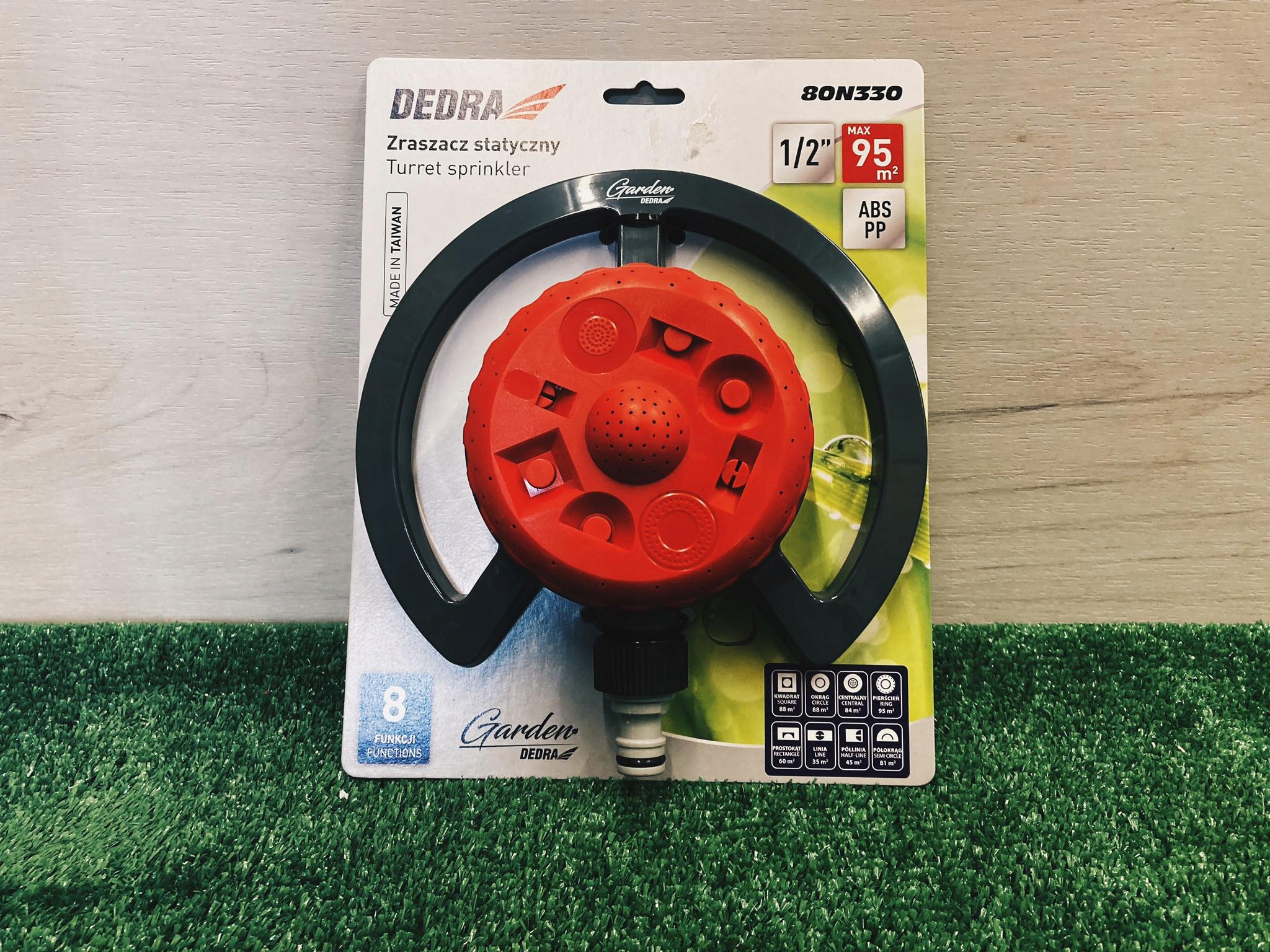 Zraszacz Statyczny 8-Funkcyjny 1/2" EAN (GTIN) 5902628801395