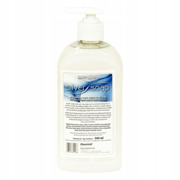 

Mydło antybakteryjne ze srebrem miedzią Soap 0,5L