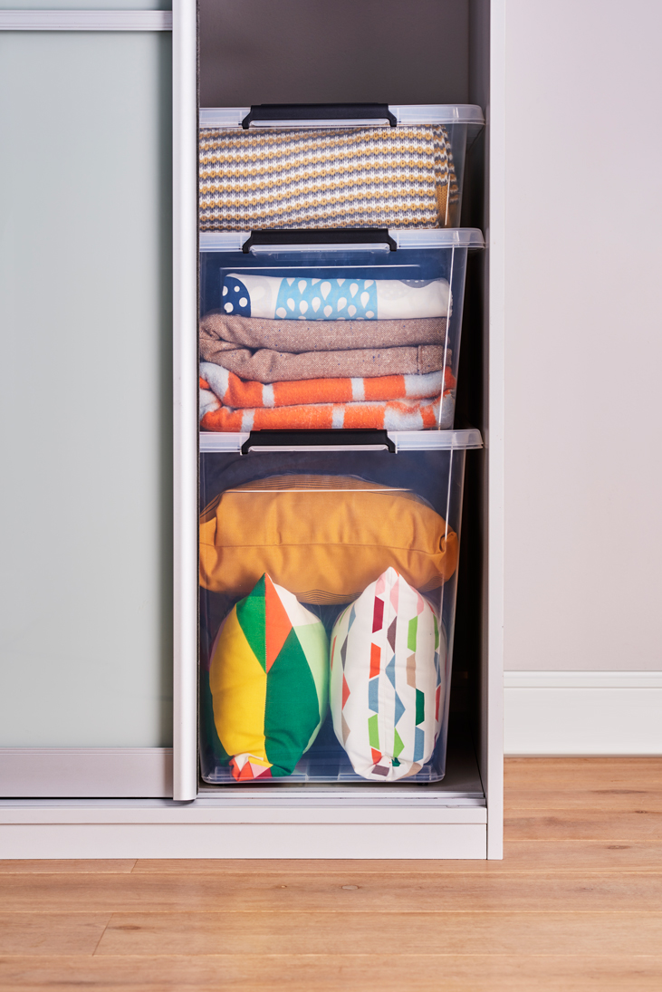 POJEMNIK KOSZ PUDEŁKO PLASTIKOWY DUŻY NA ZABAWKI Z POKRYWĄ 145 L Rodzaj skrzynia