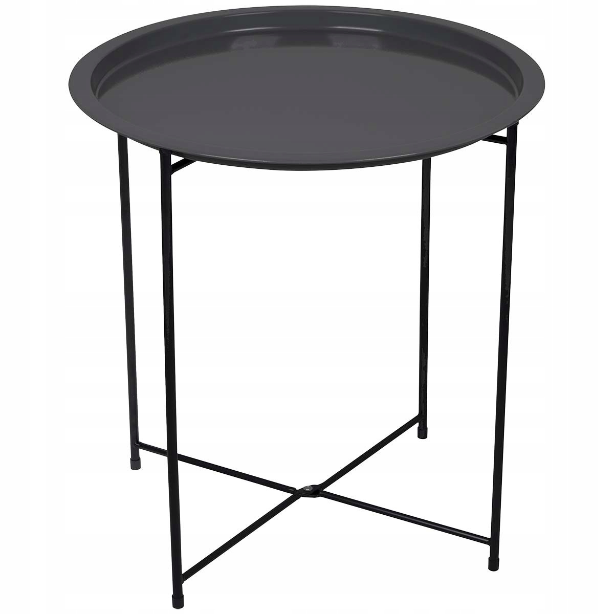 Stolik kawowy Harlem 46 x 46 x 50 cm czarny Bo-Camp 1404325