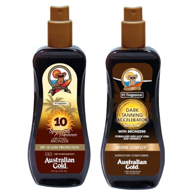 Australian Gold Spf 10 sprej s bronzerem 237 ml Accelerator sprej 237 ml