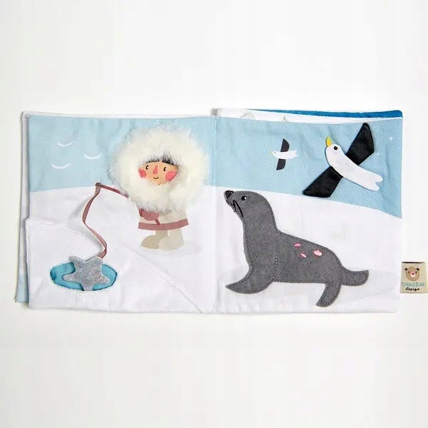 Miękka książeczka aktywnościowa Snowy Freinds ThreadBear Design
