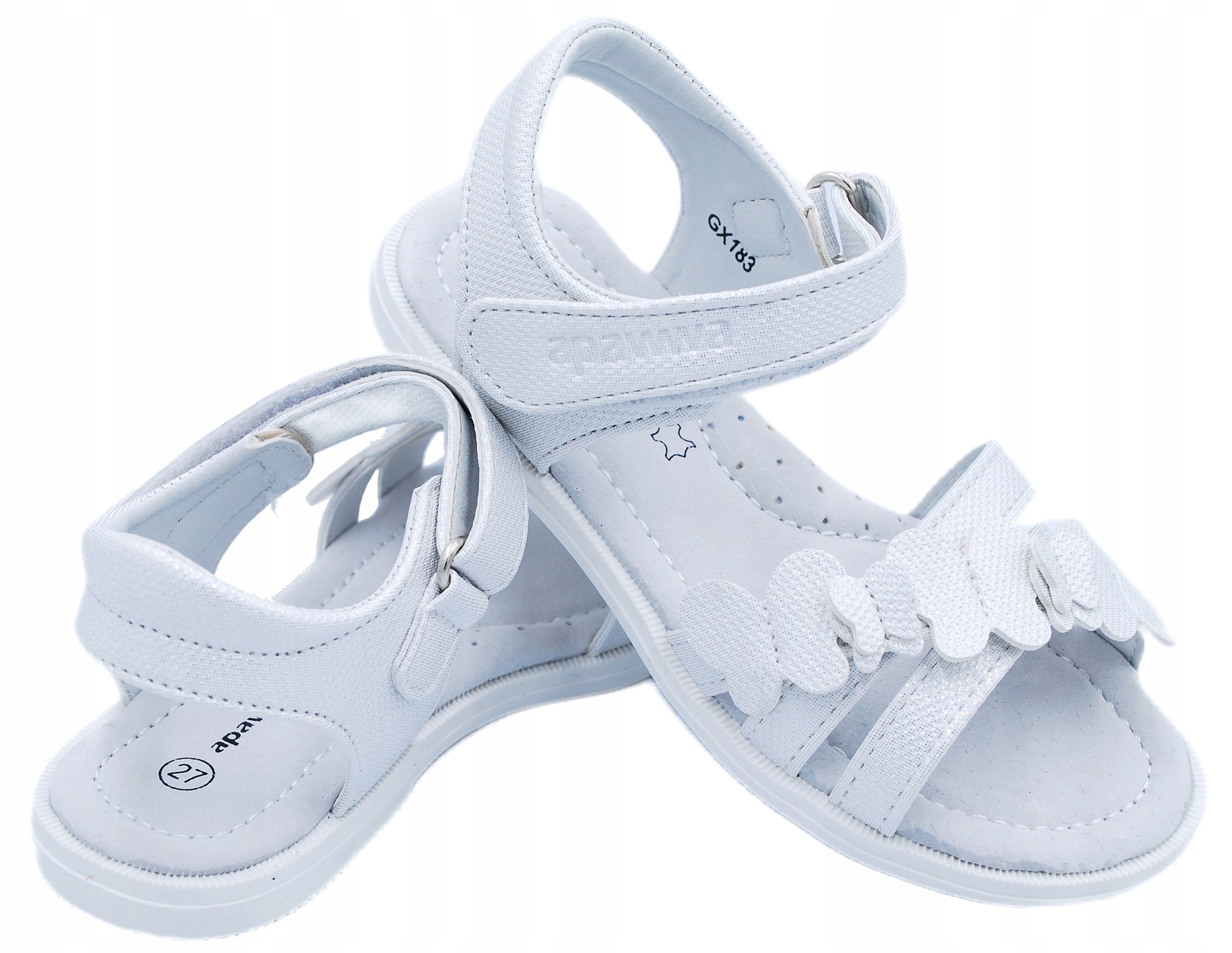 SANDAŁKI DLA MAŁEJ MISS w.skóra r.26 / 16,1cm Marka Apawwa