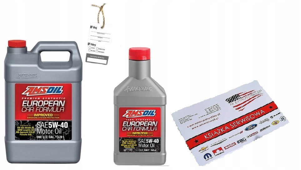 AMSOIL 5W40 EUROPEAN CAR FORMULA 4,726L +GRATISY