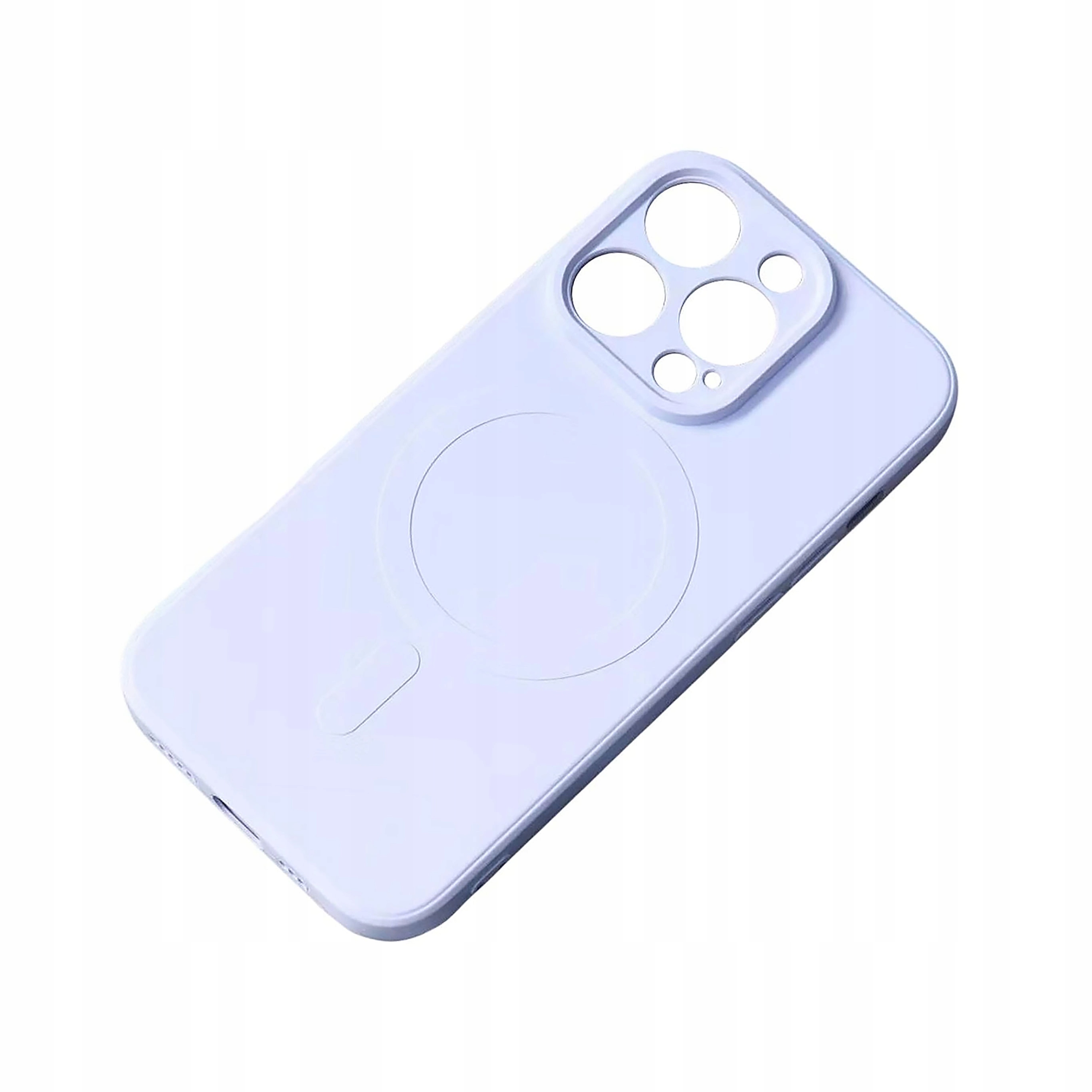 Silikonowe etui kompatybilne z MagSafe do iPhone 15 Pro Case niebieskie
