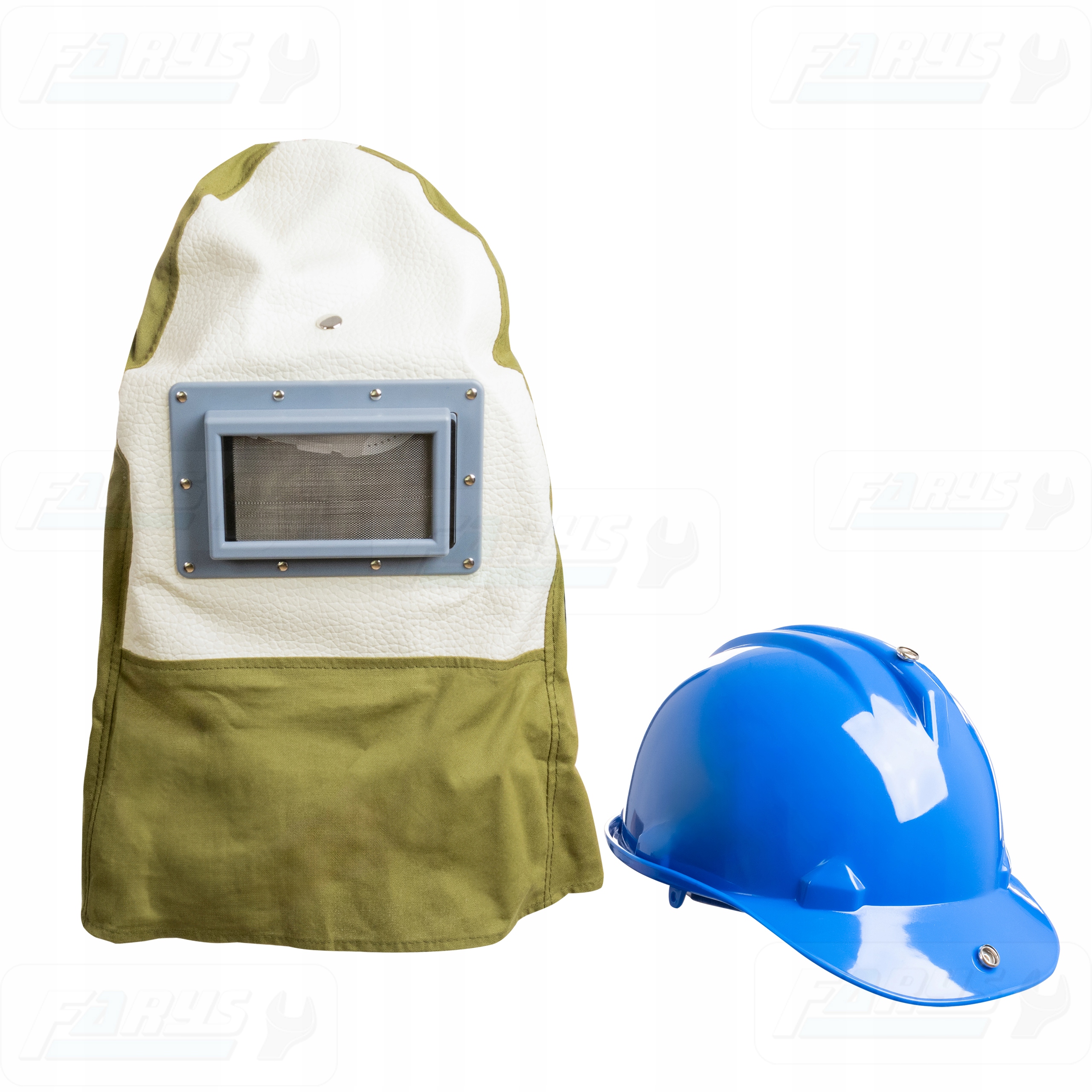 MASKA DO PIASKOWANIA Z KASKIEM PIASKARKA MASKI