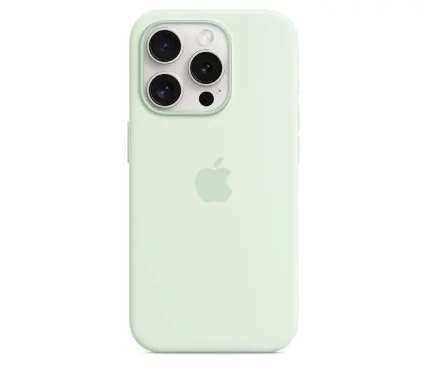 Etui plecki Apple Silicone Case Pastelowa mięta do iPhone 15 Pro Max