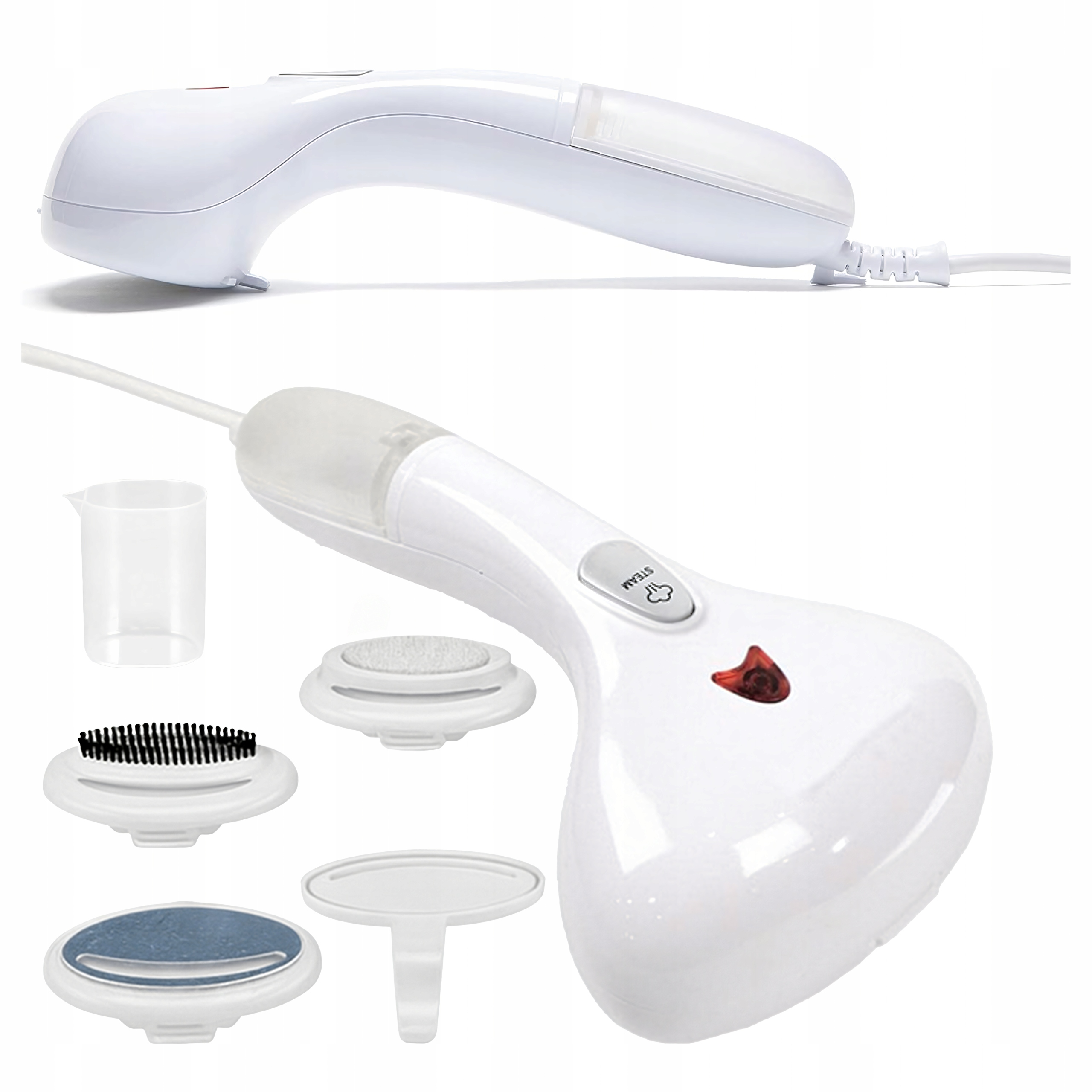 Parownica Steamer do Ubrań Żelazko Parowe Myjka Parowa 1500W Akcesoria