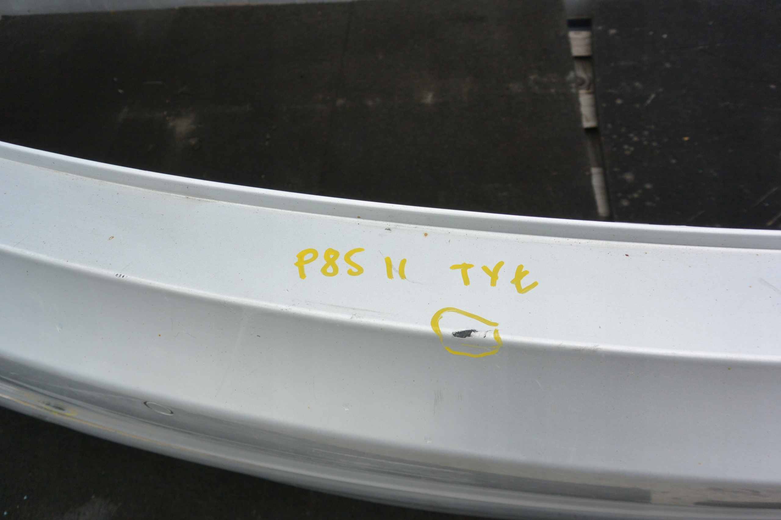 TESLA MODEL S 2013-2016 bumper rear part KPL 4X PDC SPOILER ODBLASKI