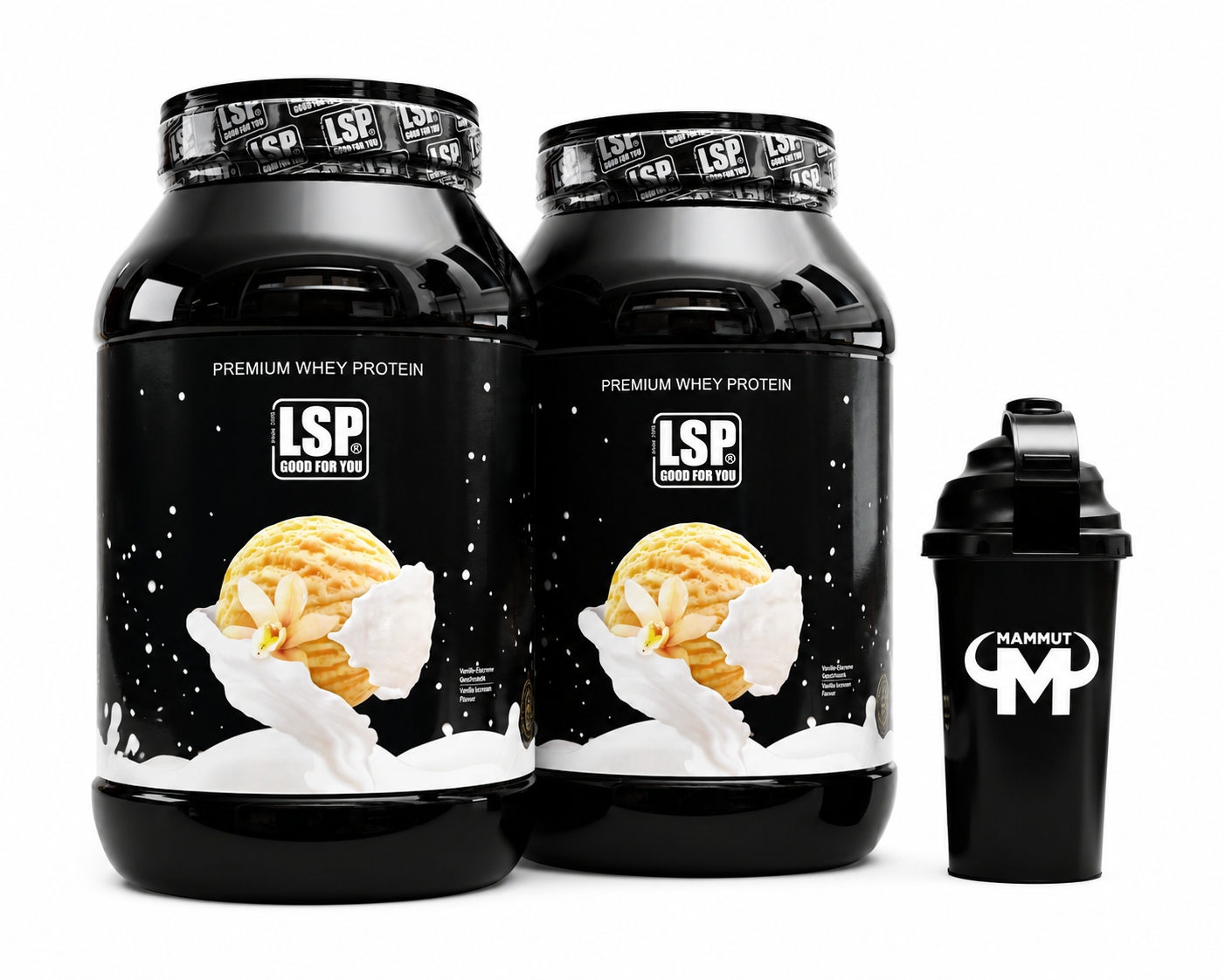Premium whey protein molke 2 x 1,8kg vanilka Duopack shaker zdarma