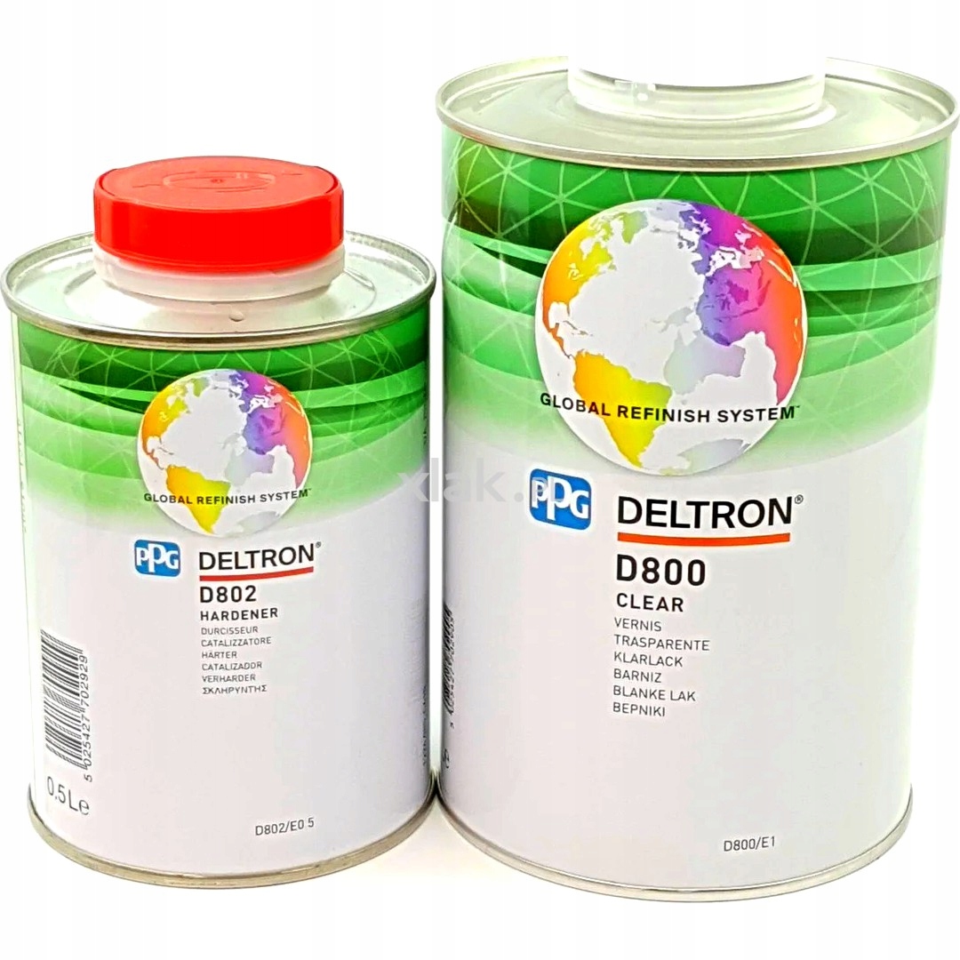 Прозорий лак PPG D800 6L + UTW 3L
