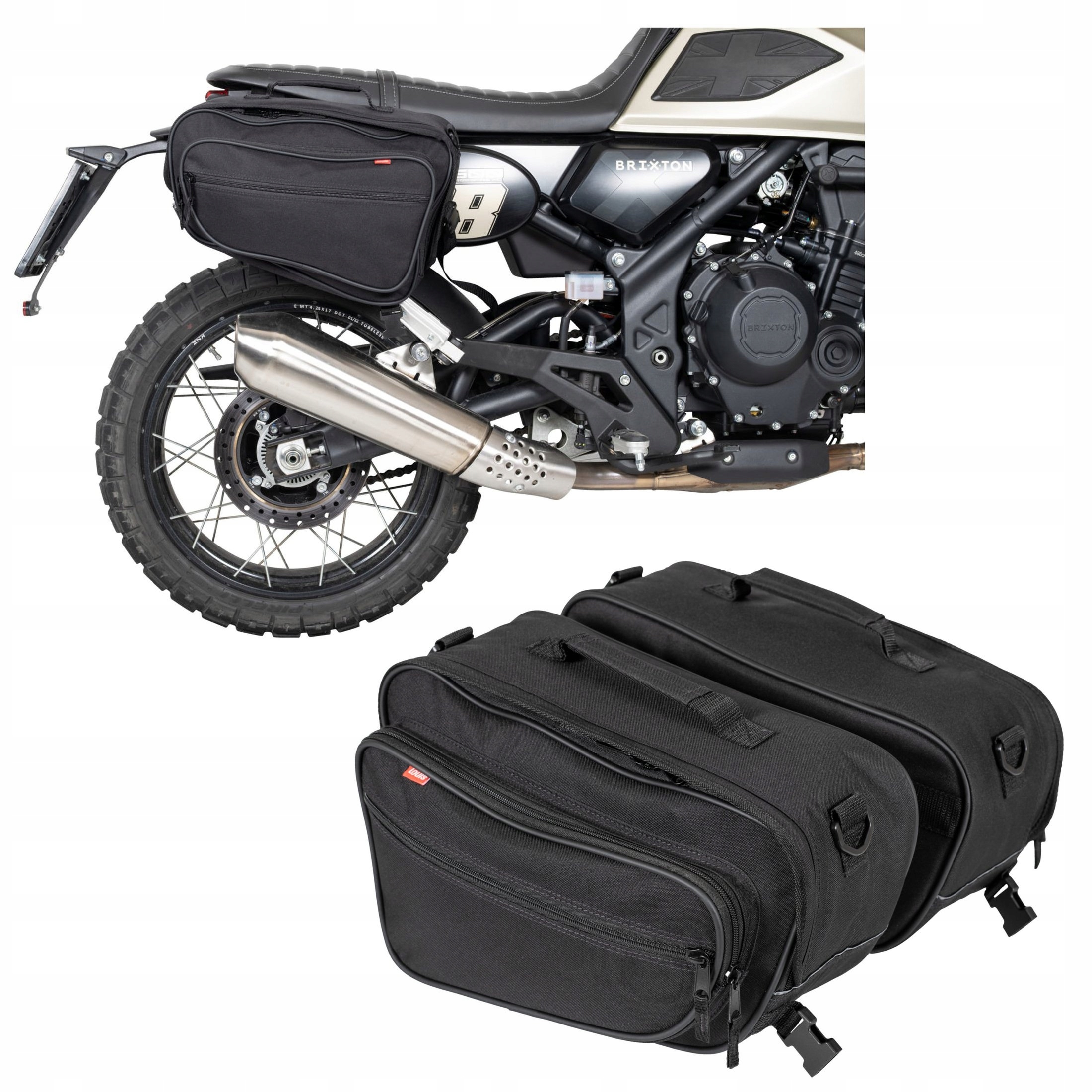 Bočné Motocyklové Tašky 2X15 L Sada 2KS, Odolné