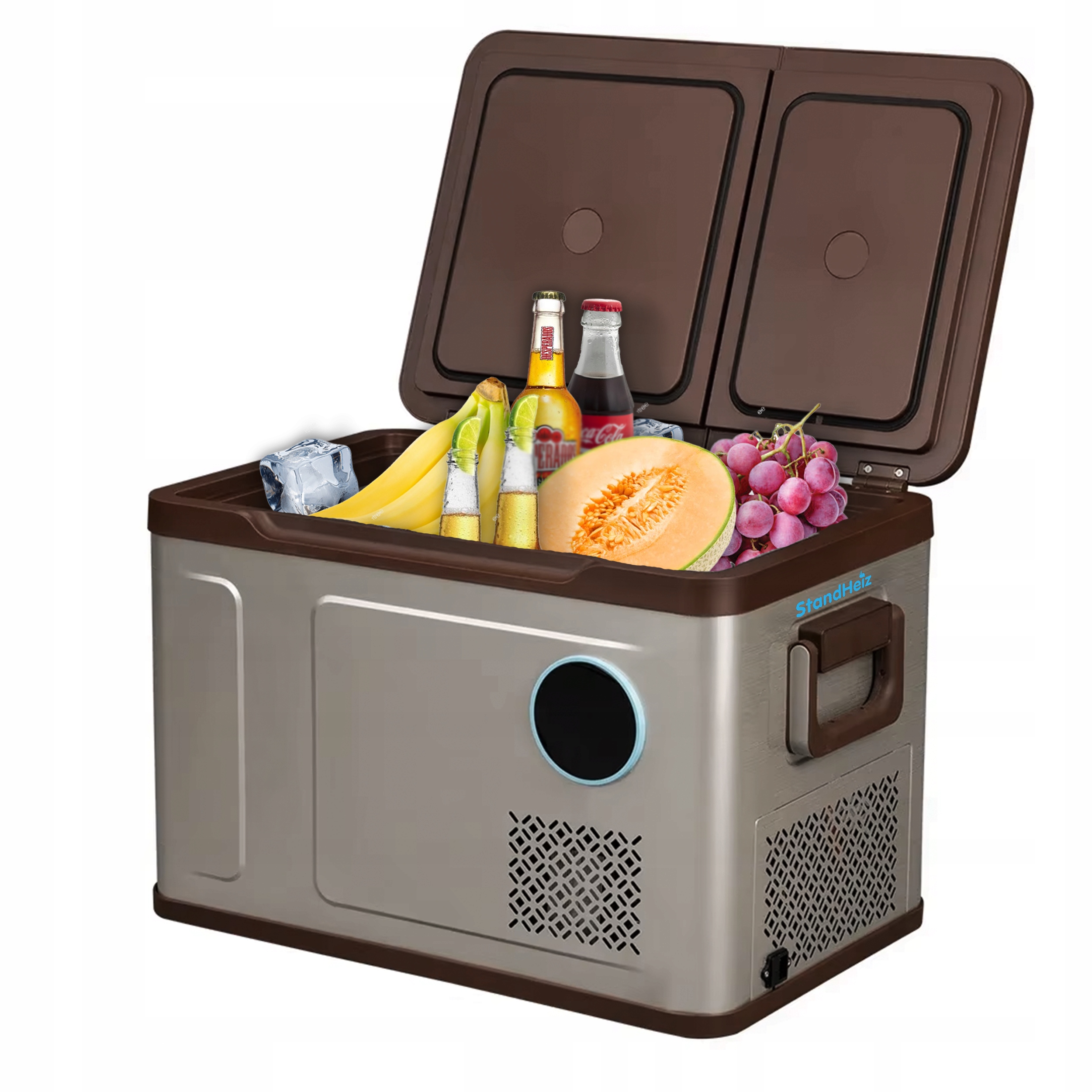 Turistická Dvoukomorová Kompresorová Chladnička 31 L 12 V 24 V 230 V Standheiz