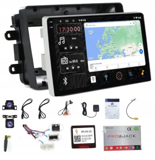 Rádio Gps Android Opel Vivaro II 2014-2020 64GB Carplay Wifi Usb Modem Sim