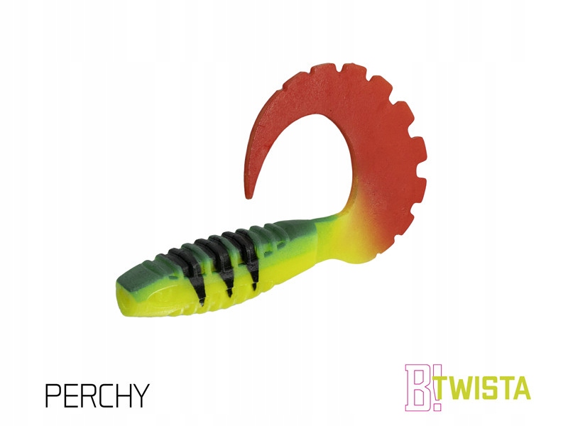 Przynęta gumowa Delphin Twista UVs 10cm Perchy