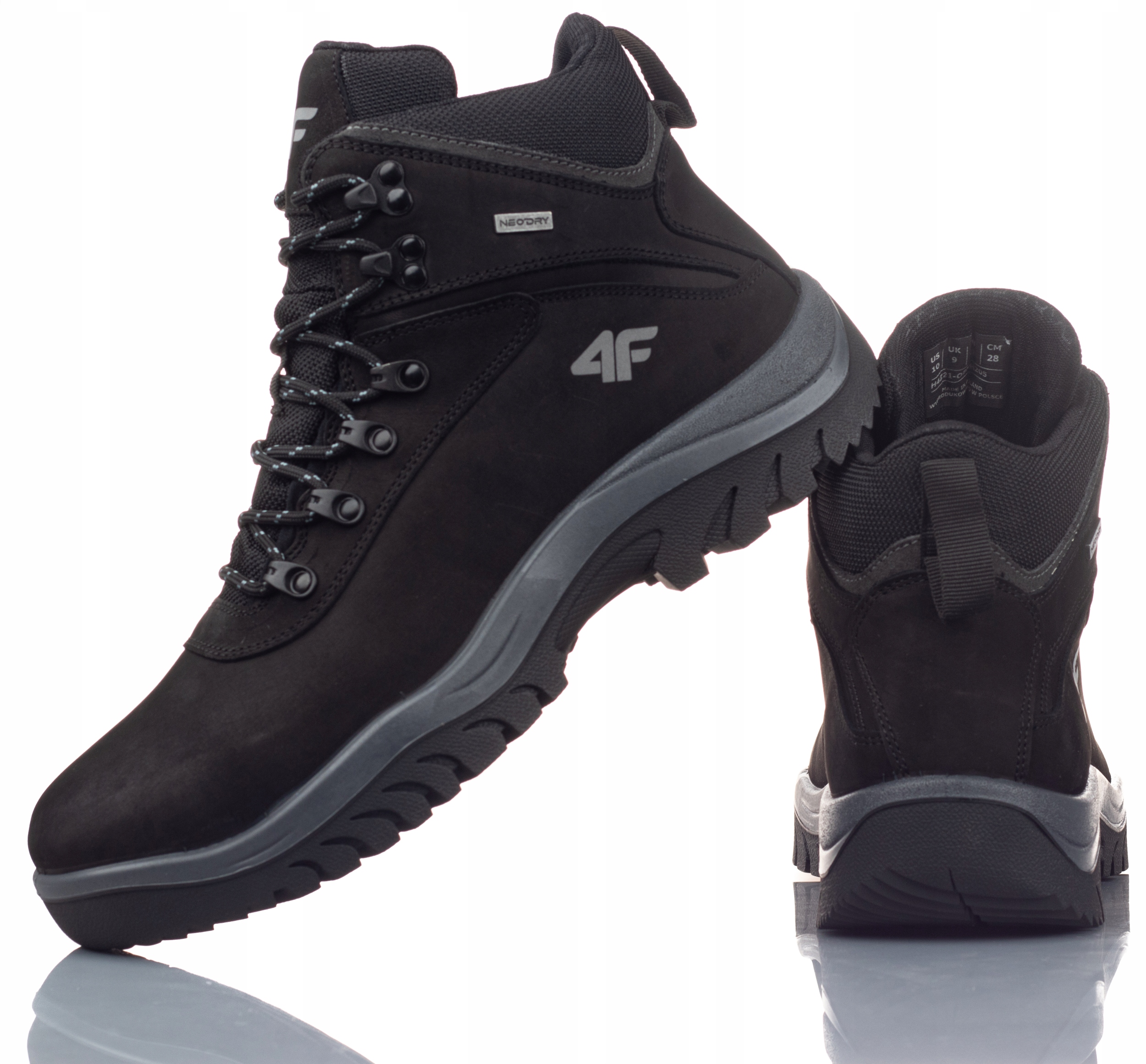 

Buty Męskie 4F Trekking Wodoodporne Czarne R-43