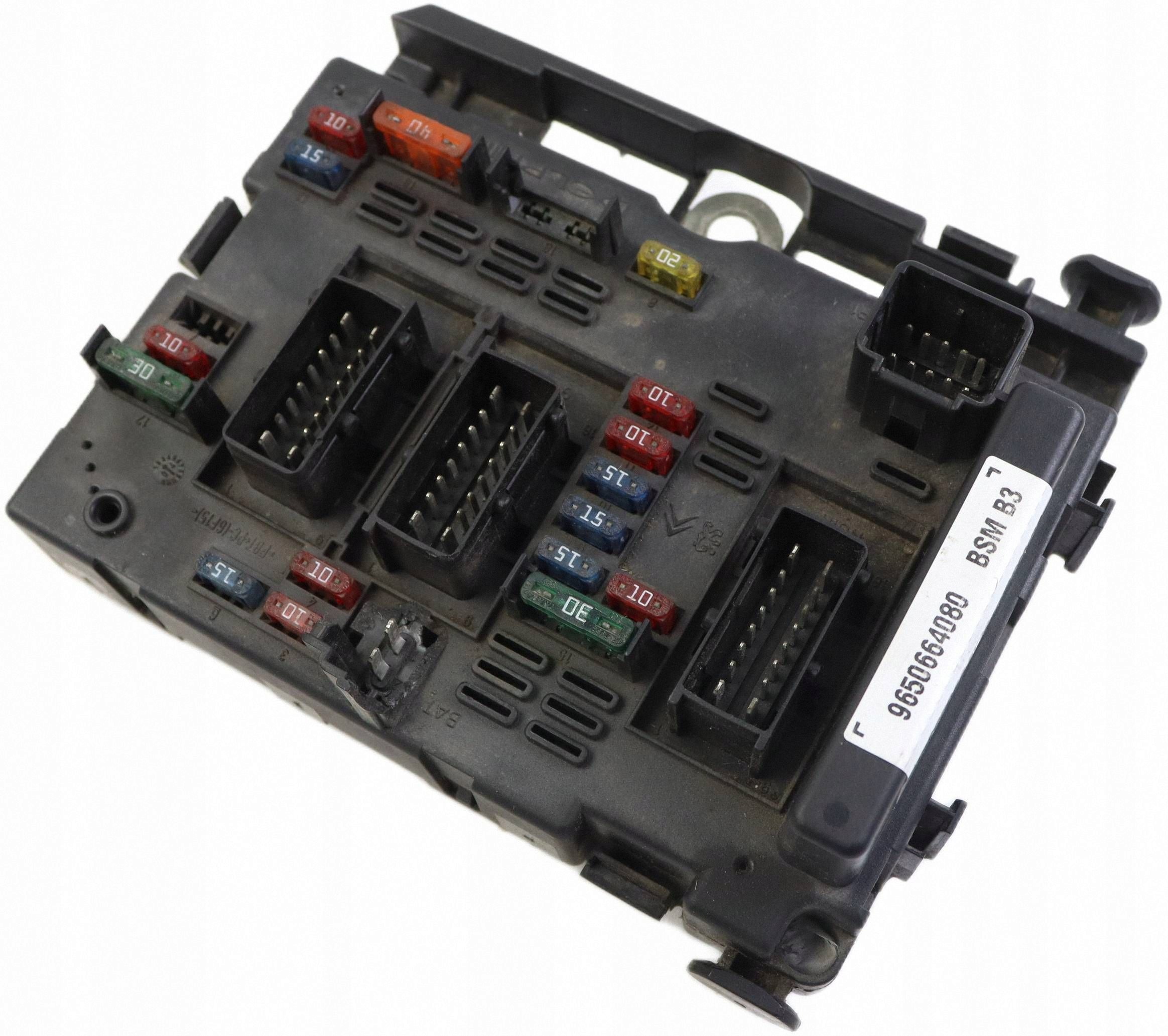 CITROEN PEUGEOT module compartment control unit BSM 9650664080