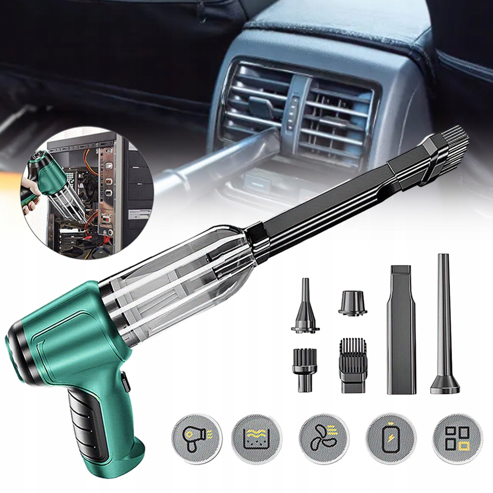 120W ODKURZACZ RĘCZNY MOCNY, ODKURZACZ RĘCZNY DO SAMOCHODU, WIELOFUNKCYJNY