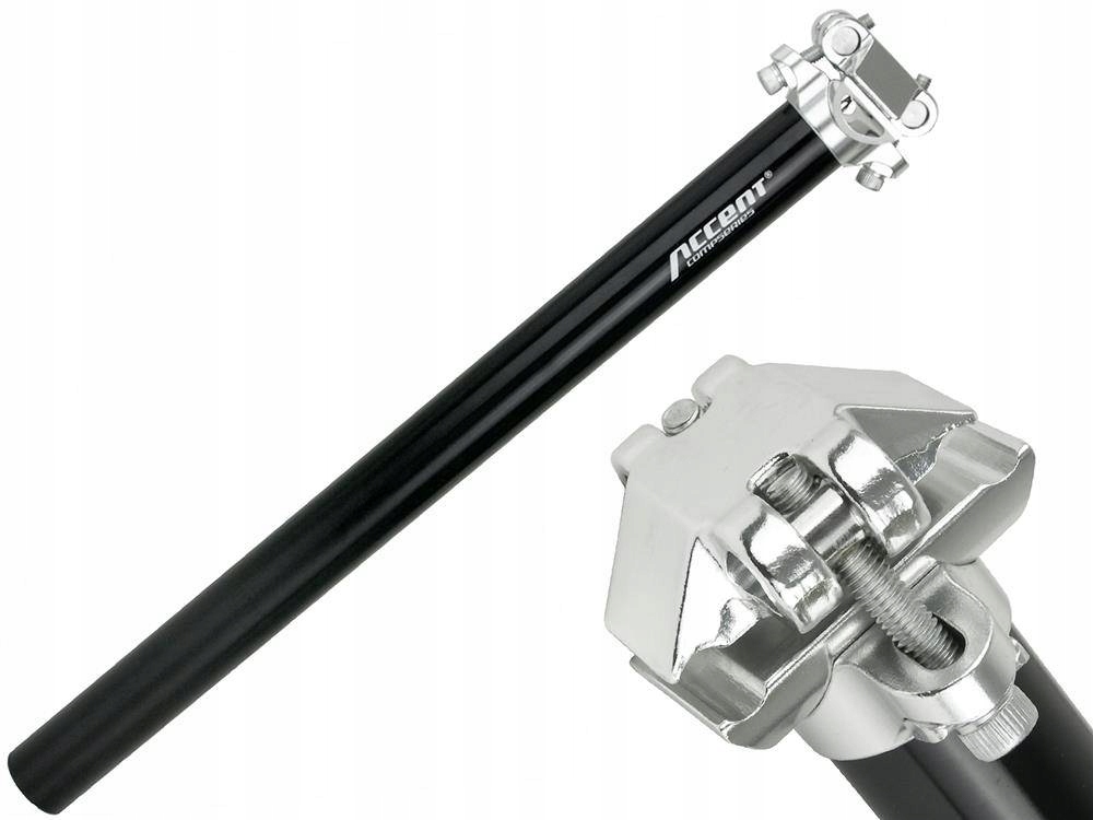 Wspornik siodła sztyca Accent SP-408 31,2 x 400 mm
