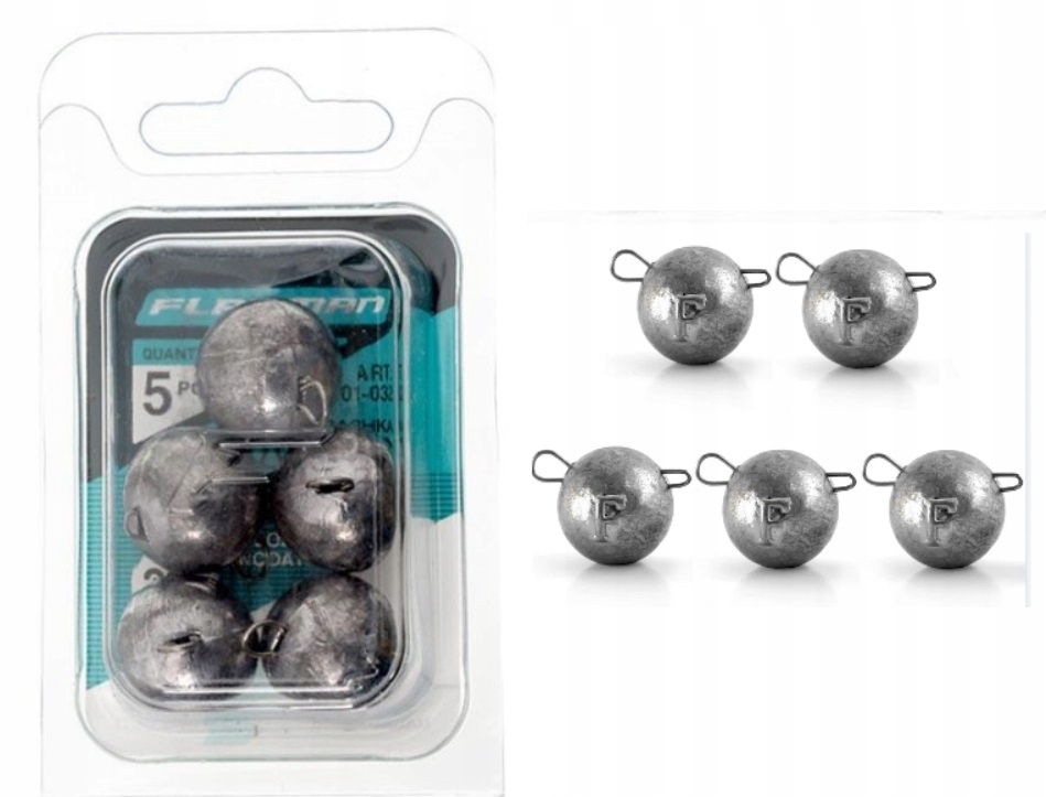 FLAGMAN CHEBURASHKA CZEBURASZKA OŁOWIANA 10G OP.5SZT.