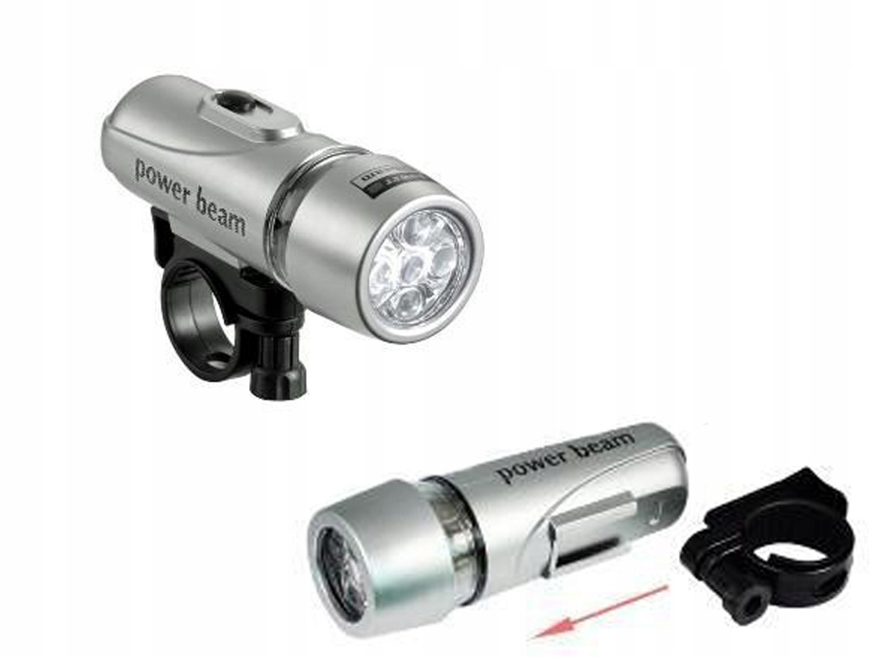 

Latarka Rowerowa Lampka 5 Led Power Beam