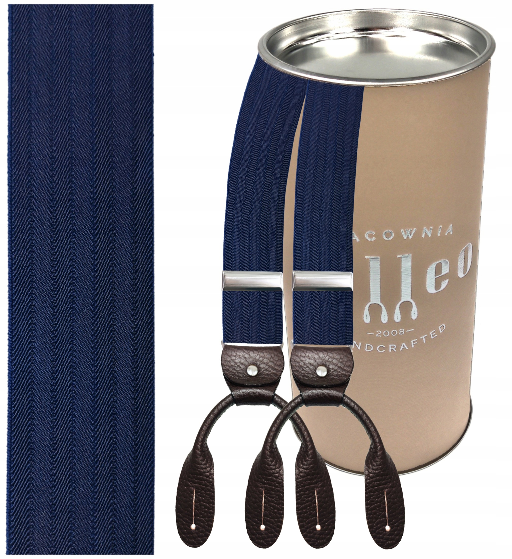 PROMOCJA! TYLKO 7szt. GRANATOWE SZELKI DO SPODNI NA GUZIKI GUMA JODEŁKA