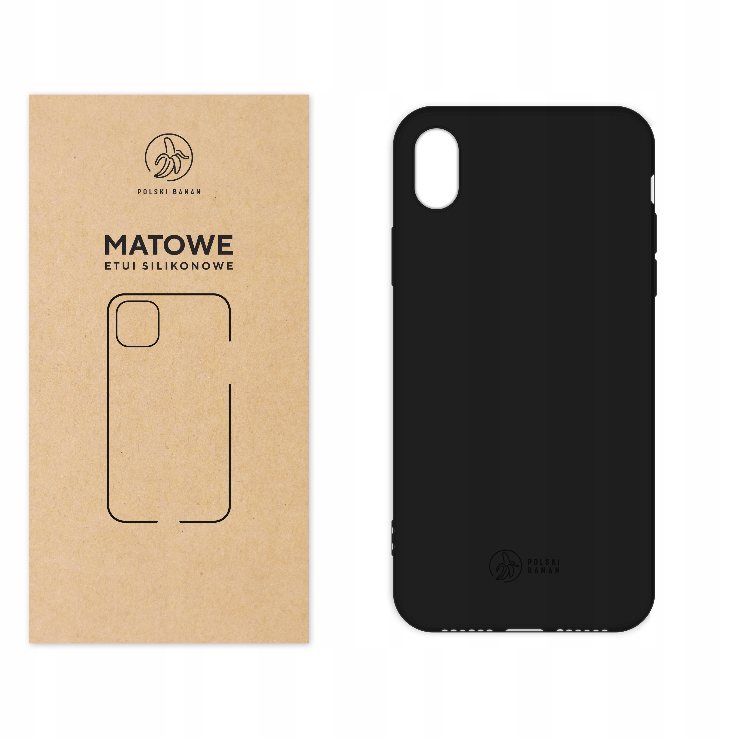 

Etui Matowe do iPhone Xr czarne